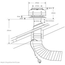 Schweigen 90cm Classic Series Under Cupboard Rangehood with External Motor UM-9S1 hero image