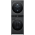 LG WashTower 12kg/10kg Compact All-In-One Stacked Washer Dryer Black WWT-1210BX image NaN