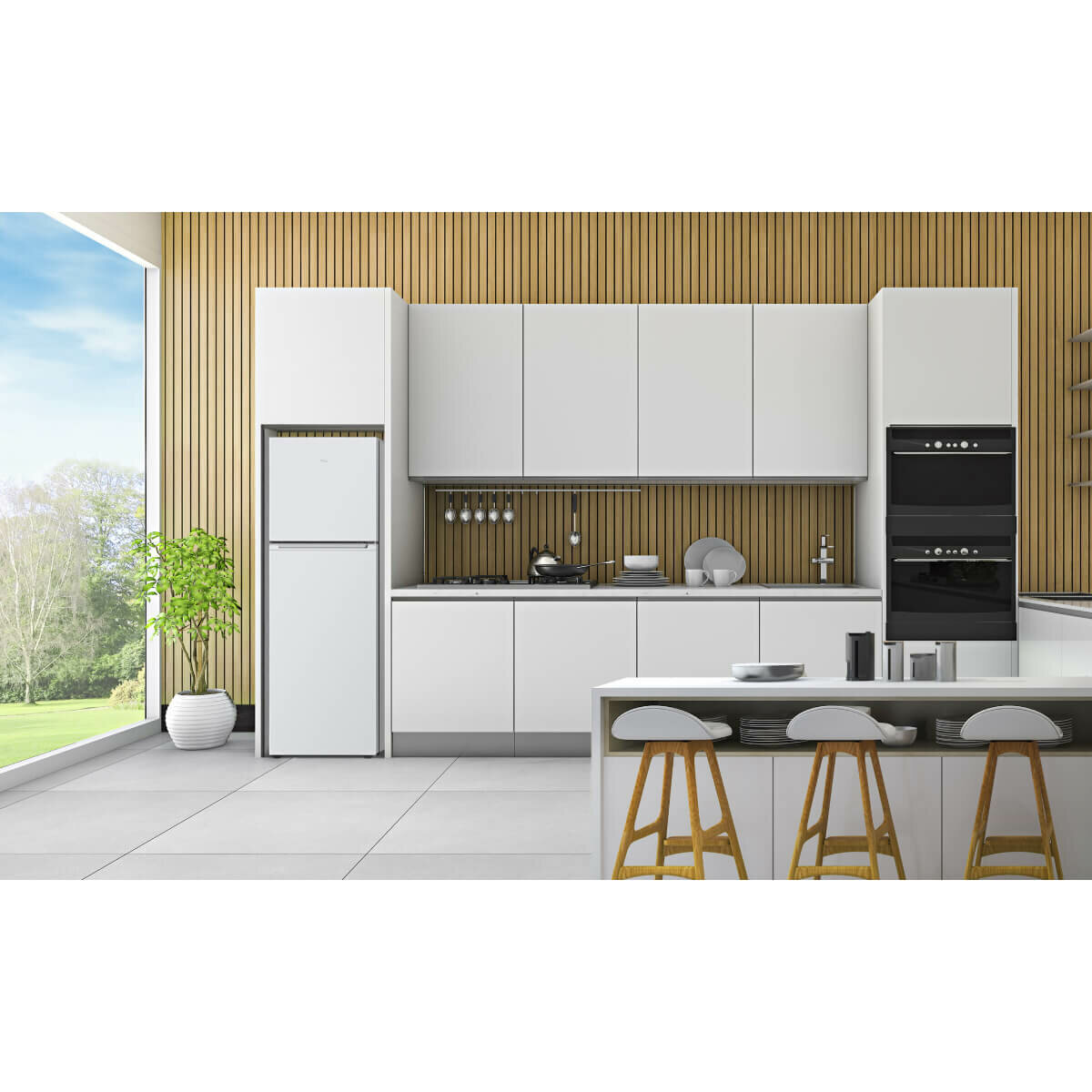 TCL 249L Top Mount Fridge White P272TMW hero image