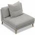 Kalona KYOTO Right Facing Extended Chaise Sofa Cloud WS-205-RCS-VILA-11 image NaN