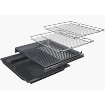 Bosch Series 8 Black MultiFunction Oven With Steam HRG776MB1A hero image