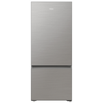 Haier 433L Bottom Mount Refrigerator Satina Silver HRF420BS hero image