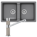 Abey TN200TCR Schock Typos Double Bowl Sink Pack hero image