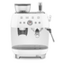 Smeg 50s Style Espresso Machine with Built-in Grinder White EGF03WHAU image NaN
