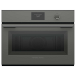 Fisher & Paykel Series 9 60cm Minimal Compact Combi-Microwave Oven Grey Glass OM60NMTDG1 hero image