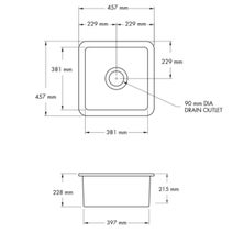 Turner Hastings Cuisine 46 Sink Pack with Chrome Ludlow Pull Out Mixer Tap and Accessories PKG048 hero image
