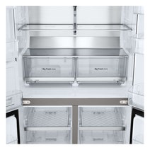 LG 637L French Door Fridge with Ice and Water Stainless Steel GF-L700PL hero image