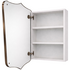 Turner Hastings Mayer 80x50 Shield Bathroom Mirror Shaving Cabinet English Bronze MA408SC-EB image NaN