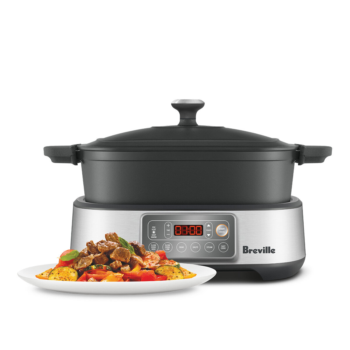 Breville the Ultimate Cook 6-in-1 Multi Cooker LMC700BSS hero image
