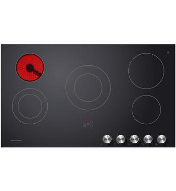 Fisher & Paykel Series 5 90cm Electric Cooktop Black Glass CE905CBX2