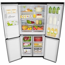 LG 506L Slim French Door Fridge Non Plumbed Ice & Water Dispenser GF-L570MBNL hero image