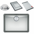 Franke Mythos 550mm Single Bowl Topmount Sink with Accessories MYX210-55FPC image NaN