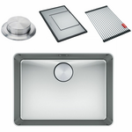 Franke Mythos 550mm Single Bowl Topmount Sink with Accessories MYX210-55FPC hero image