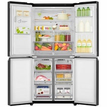 LG 506L French Door Fridge with Ice & Water Dispenser GF-L570MBL hero image