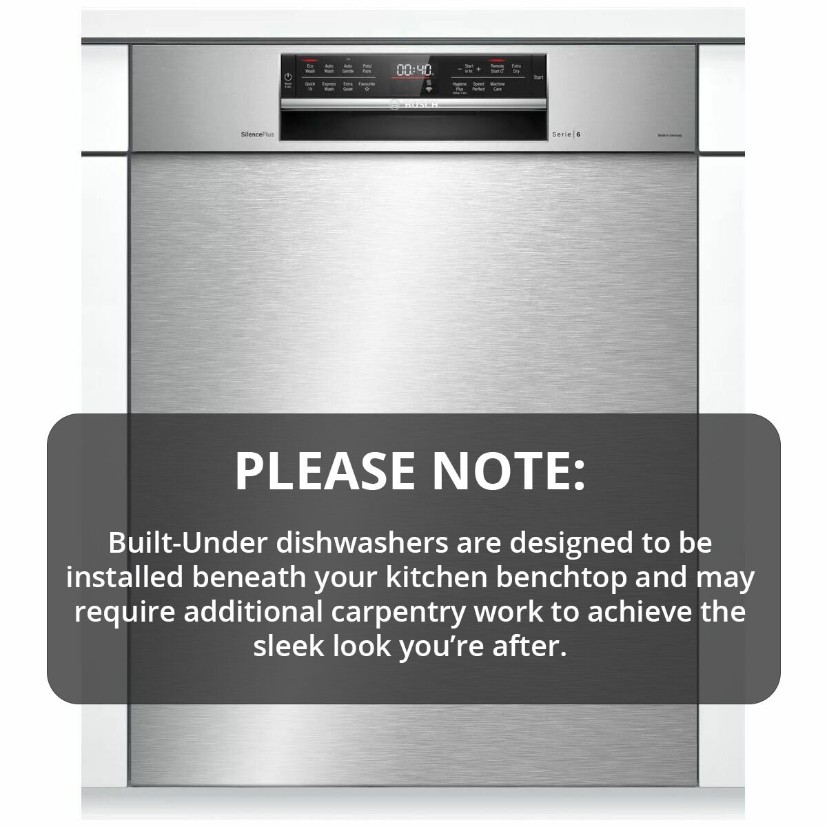 Bosch hotsell benchtop dishwasher