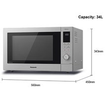 Panasonic NN-CD87KSQPQ 34L Inverter Microwave Oven 1000W hero image