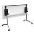 OLG Uni Flip Table 1500x600 White Worktop with Chrome Frame OG_UNIFLIP156C_W image NaN