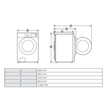 Samsung 16kg AddWash Front Load Washing Machine WF16N8750KV hero image