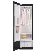 LG TrueSteam Styler Five Garment Drying Cabinet and Steamer Mirror Black SC5MBH hero image