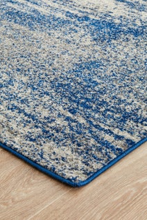 Rug Culture Mirage Large Blue Rug 400X80CM - MIR-355-BLU-400X80 hero image