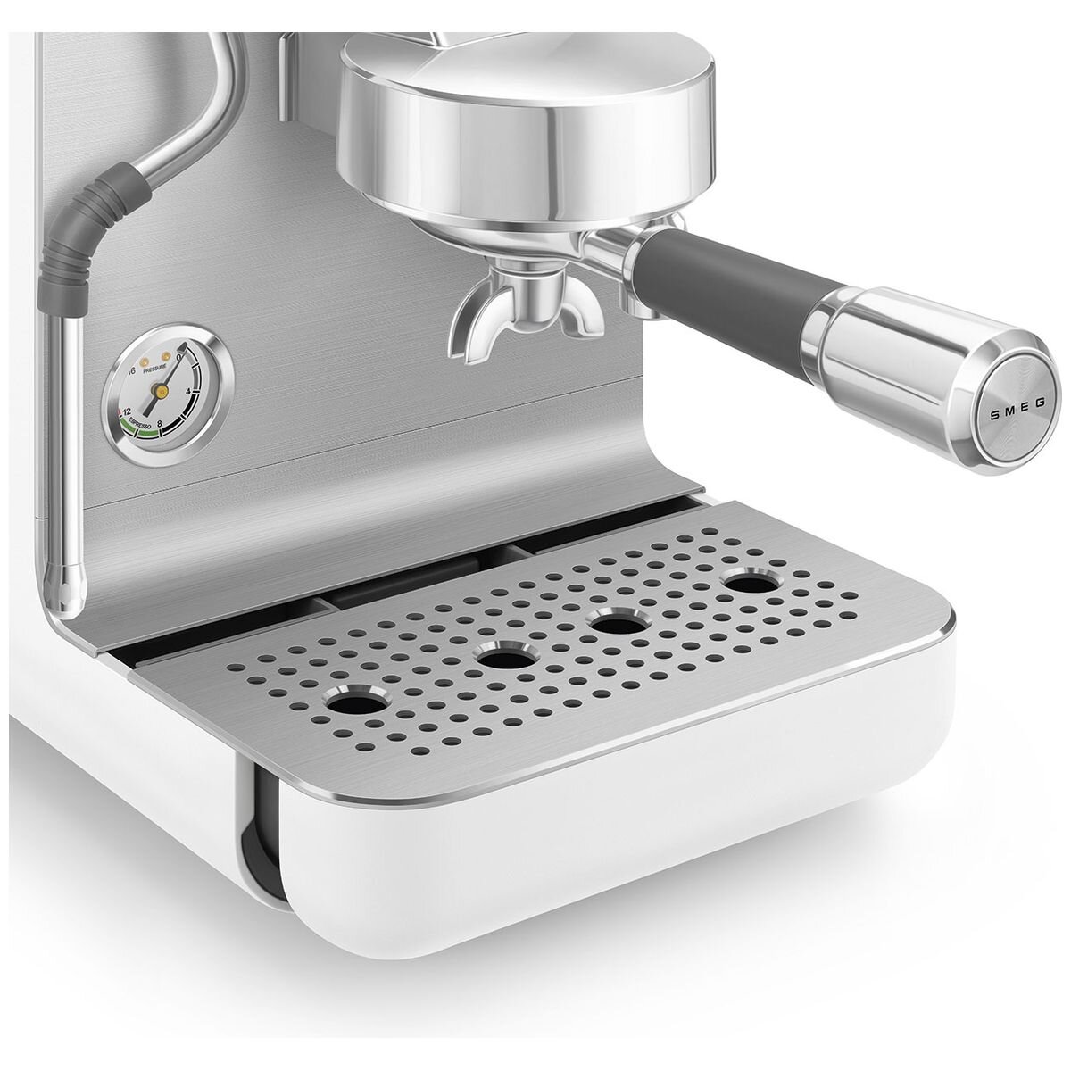 Smeg Minipro Espresso Coffee Machine Matte White EMC02WHMAU hero image