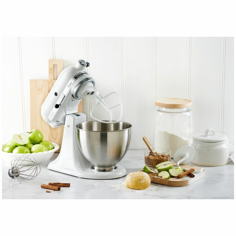 KitchenAid KSM45 Classic Stand Mixer White 5KSM45AWH | Appliances