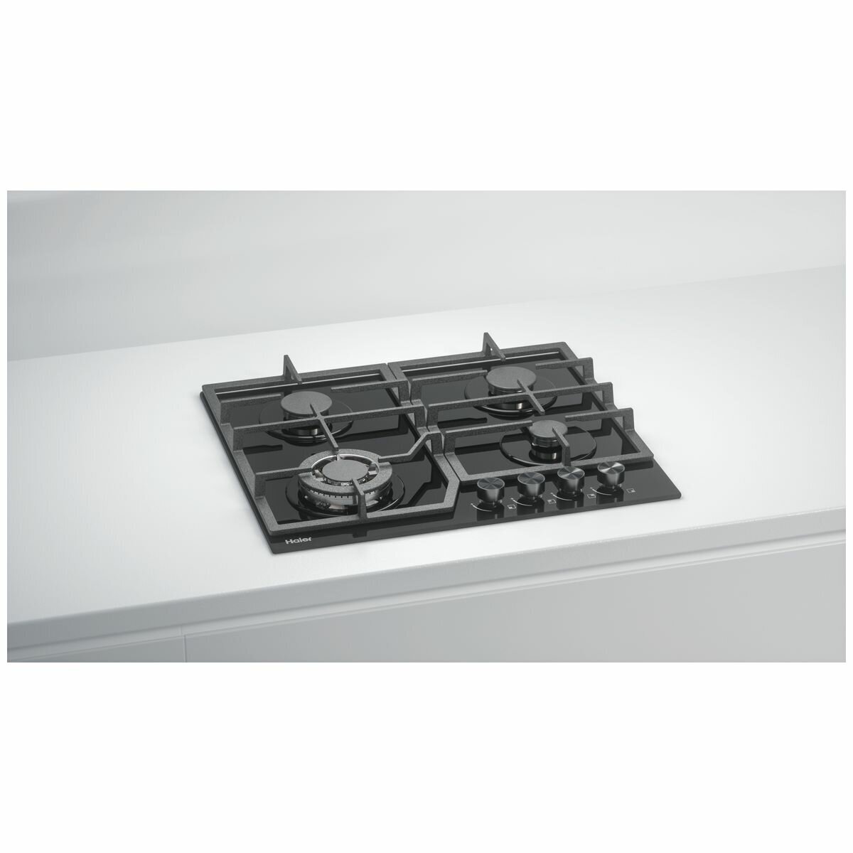 Haier 60cm Natural Gas On Glass Cooktop HCG604WFCG3