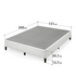 Zinus Keenan Queen Fabric White Ensemble Bed Base AU-BSLB-Q image NaN