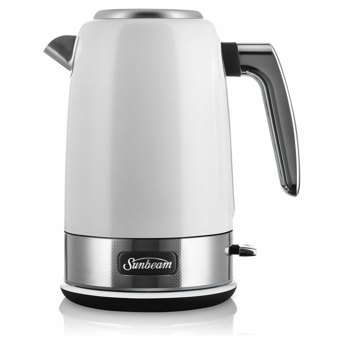 Sunbeam New York White Silver Kettle KE4430WS