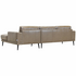 Kalona Breda Sandstone Three Seater Right Facing Chaise Sofa 32732-LAF-MS5008 image NaN