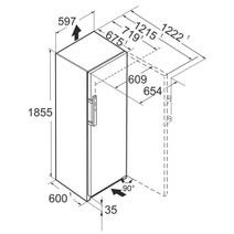 Liebherr 278L Upright Freezer with IceTower SFNSDH5267 hero image