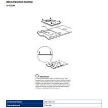 Westinghouse 60cm 4 Burner Zone Induction Cooktop WHI645BE hero image