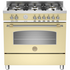 Bertazzoni 90cm Heritage Series Freestanding Dual Fuel Oven/Stove HER906MFESCRT image NaN