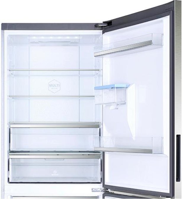 Haier 450l bottom mount sales fridge with water dispenser