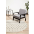 Rug Culture Chrome Medium Silver & Off White Rug 200X200CM - CRO-ELS-SIL-200X200 image NaN
