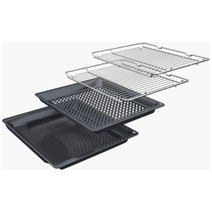 NEFF 60cm N70 Pyrolytic Oven Aluminium Brushed Black Anodized B59CR72D0A hero image
