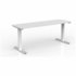 OLG Agile Fixed Single Desk 1800x600 White Worktop with White Frame OG_AGFSSD186W_W image NaN
