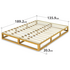 Zinus Double Wooden Pallet Bed Frame Pine Wood AU-WDBF-8D image NaN