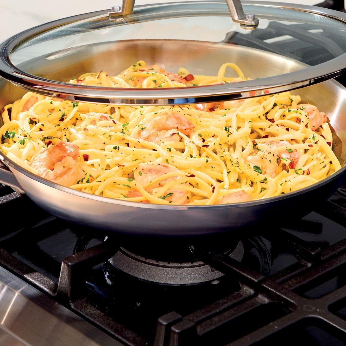 Ninja EverClad Commercial Grade Stainless Steel 7 Piece Cookware Set C99012 hero image