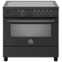 Bertazzoni 90cm Professional Dark Grey Induction Freestanding Stove PRO95I1ECAT image NaN