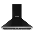 Smeg 90cm Portofino Canopy Rangehood KPFA9BL