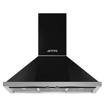 Smeg 90cm Portofino Canopy Rangehood KPFA9BL hero image