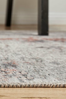 Rug Culture Illusions Large Silver & Blush Rug 400X80CM - ILU-156-BLSH-40080 hero image