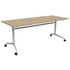 OLG Uni Flip Table 1200x750 New Oak Worktop with White Frame OG_UNIFLIP1275W_NO image NaN