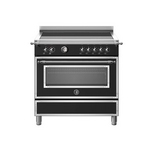 Bertazzoni 90cm Heritage Induction Freestanding Oven/Stove Matte Black HER95I1ENET hero image