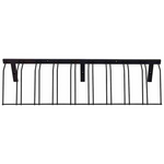 KingsBottle 9 Bottle Wall-Mounted Display Wine Rack WMRD09B hero image