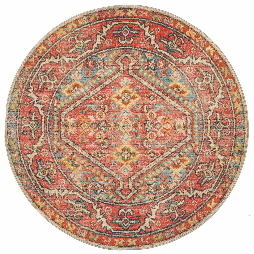 Rug Culture Legacy Large Multi-coloured Rug 240X240CM - LEG-856-CRIM-240X240 hero image