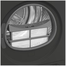Beko 9kg Heat Pump Dryer Graphite with Steam and WiFi BDPB904HG hero image