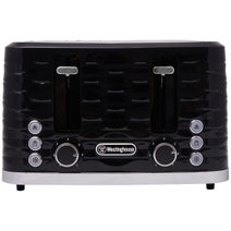 Westinghouse Kettle and Toaster Pack Black Silver 1.7L Kettle, 4 Slice Toaster WHKTPK14K hero image