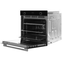 Omega 60cm 8 Function Built-in Electric Single Oven Midnight OBO608M hero image